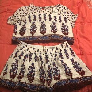 Fashion Nova Two piece short set